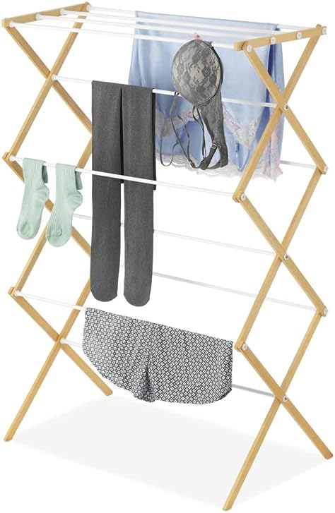 Natural Wood Drying Rack