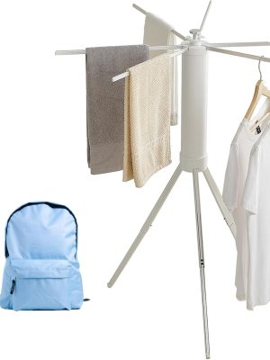 Clothes Drying Rack Portable Foldable - Drying Rack Clothing Space Saving,Collapsible Drying Rack for Laundry,Travel,Indoor,Outdoor. Folding Clothing Rack Home and Travel(Travel Small Rack)