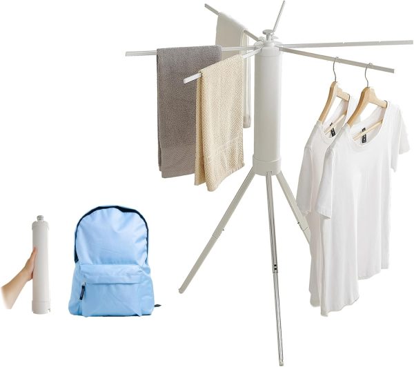 Clothes Drying Rack Portable Foldable - Drying Rack Clothing Space Saving,Collapsible Drying Rack for Laundry,Travel,Indoor,Outdoor. Folding Clothing Rack Home and Travel(Travel Small Rack)